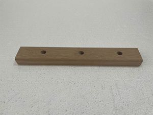 Solid Wood White Oak Baserail Stair Railing Support Easy to Install <b>Wall</b> Mounted Durable Interior Decorative Material - Product Image 3