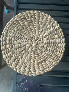 Alfombrilla de lujo floral tradicional tejida a mano de jacinto de agua, ecológica, gruesa, de alto aislamiento, para uso doméstico y bodas, al por mayor. - Product Image 2