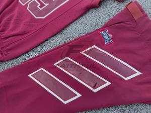 Custom American Football Uniform Set Team Jersey Pants 100% Polyester Sublimation Printed Elastic Waist Custom Football Gear - Product Image 6
