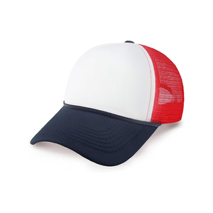 Promotional Cap Trucker <b>Hat</b> Adjustable Snapback Structured High Profile Foam Front Breathable Mesh Back Trucker <b>Hat</b> - Product Image 1