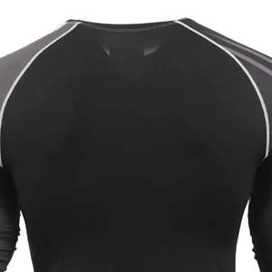 2026 Rashguard de compression athlétique pour homme, à séchage rapide, respirant, léger, en Spandex/Polyester, manches longues, pour MMA, gym et course à pied - Product Image 5