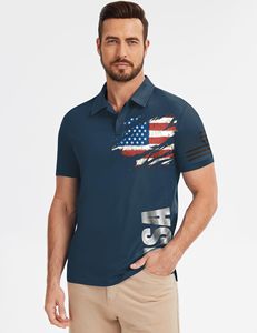Polos personnalisés avec LOGO pour les événements de tennis, de golf et de polo. Vêtements de travail à col de haute qualité pour hommes et femmes - Product Image 3