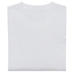 Men Oversized <b>Short</b> <b>Sleeve</b> T <b>Shirt</b> <b>White</b> Minimal Chest Logo Cotton Crew Neck Casual Daily Wear Tee OEM Wholesale - Product Image 5