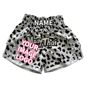 Pantalones Cortos de Muay Thai Personalizados OEM, Diseño Sublimado, Ligeros, de Secado Rápido y Transpirables para Entrenamiento Profesional - Product Image 3