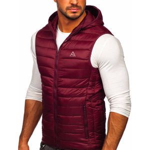 Gilet matelassé chaud d'hiver pour femme, coupe classique, sans manches, en polaire douce, avec pompon - Product Image 3