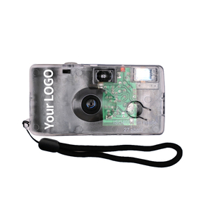 กล้องฟิล์ม OEM Quickshot แบบใช้ครั้งเดียว ขนาด 35 มม. โฟกัสคงที่ ตัวกล้องพลาสติก พร้อมแฟลชในตัว ใช้ถ่าน AA  แบบแมนนวล 27 ภาพ - Product Image 1