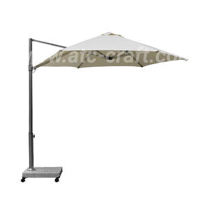 Sombrilla de Patio Moderna Resistente a la Intemperie, de Aluminio, con Poste de Acero Inoxidable para Uso en Exteriores - Product Image 3