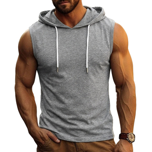 Fashion Men's Muscle Cut Tank <b>Top</b> Customized Gym Apparel High Quality Soft Cotton Blend Workout Vest Wholesale Price Tank <b>Tops</b> - Product Image 2