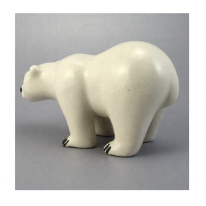 Estatuilla de oso polar Premium de alta calidad tallada en estilo animal de piedra buena relación calidad-precio - Product Image 4