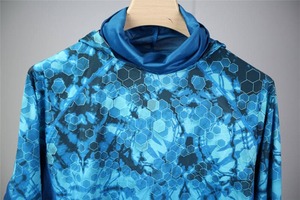 Camisetas de Pesca Unisex de Manga Larga con Protección Solar UPF 50+, Transpirables, Impermeables y que Absorben la Humedad, Hechas de Poliéster - Product Image 5