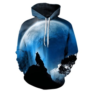 Sweat à capuche décontracté pour homme 2026 Brand Wolf, motif camouflage animal 3D sublimé, doublure polaire 100% coton, manches longues, hiver - Product Image 4