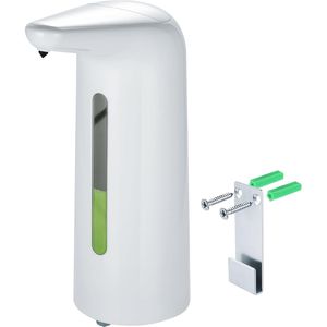 Distributeur automatique de savon pour les mains sans contact, blanc, à induction infrarouge intelligente, 16,9 oz, rechargeable par USB, pour cuisine et salle de bain - Product Image 1