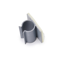 Pince à câble adhésive en PVC Essentra, clip de fixation de câble, organisateur de fils, pince de type KKU en U sur base adhésive