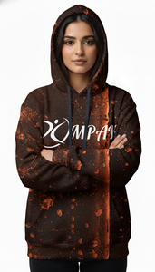 เสื้อฮู้ดดี้โอเวอร์ไซส์สไตล์ลำลองสำหรับทุกเพศ พร้อมลายพิมพ์แบบ Sublimation ทั่วตัว สำหรับแฟชั่นสตรีทแวร์สุดล้ำ - Product Image 2