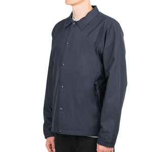 เสื้อแจ็คเก็ตผู้ชายสีน้ำเงินเข้ม คอจีน ผ้า softshell กันน้ำ ติดกระดุม ทรงปกติ สำหรับใส่กลางแจ้ง - Product Image 2