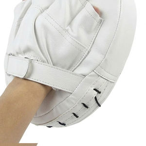 Pads de frappe personnalisables en cuir PU, confortables et durables, pour Kickboxing, Muay Thai, MMA - Product Image 4