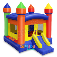 Château gonflable arc-en-ciel Moonwalk 13' x 13' pour usage commercial, château de saut gonflable, jouets gonflables pour fête