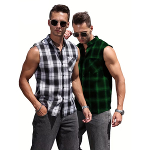 เสื้อผ้าผู้ชายไซส์ใหญ่ สวมใส่สบาย ระบายอากาศได้ดี ป้องกันรอยยับ เหมาะสำหรับใส่เที่ยวเล่นกลางแจ้ง มีกระเป๋าหน้าอก น้ำหนักเบา ไม่มีแขนเสื้อ สำหรับฤดูใบไม้ผลิ - Product Image 2