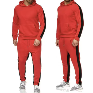 ชุดเซ็ตผู้ชายแบบมีซิป เสื้อฮู้ดดี้และกางเกงขายาวสองชิ้น - Product Image 4
