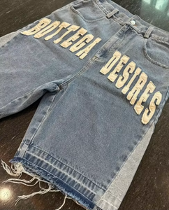 Pantalones Cortos Vaqueros de Algodón para Mujer 2026, Estilo Bermuda Regular, Transpirables, Ecológicos, de Secado Rápido, OEM, Rotos y Desgastados - Product Image 4