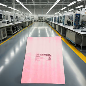 Sacs refermables antistatiques ESD roses en LDPE avec impression en gravure pour l'emballage des cartes de circuits imprimés et des composants électroniques - Product Image 1