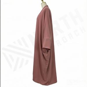 Nuevo Modelo de Abaya al por Mayor, Vestido Kaftan Musulmán Abierto para Mujer, Nuevo Diseño, Ropa Islámica Femenina, Moda Modesta, Alta Calidad - Product Image 3