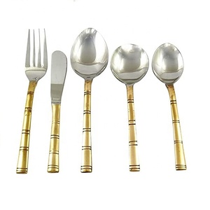 Couverts élégants en acier inoxydable, forme et taille personnalisées, fabriqués à la main en Inde, design moderne, par Kayna Export, vente en gros de couverts élégants - Product Image 3