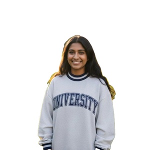 Ropa de Invierno de Alta Calidad al por Mayor con Logotipo Personalizado para Mujer, Talla Grande, Forro Polar de Poliéster/Algodón, Letras Griegas, Cuello Alto - Product Image 6
