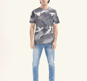 T-shirts courts personnalisés pour un look tendance T-shirt classique en coton pour hommes T-shirts en coton épais à manches courtes et à col rond - Product Image 2