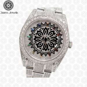 Charm_Jewells Women's Luxury Stainless Steel <b>Watch</b> 38mm Round Case Analog Quartz Sapphire Crystal Dial Folding Clasp - Product Image 2