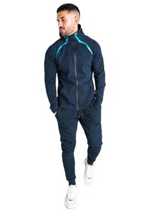 Personnalisé OEM Coton Polyester Polaire Couple Survêtement Rayée Assortie à La Sueur Costume de Survêtement Pour Hommes - Product Image 5