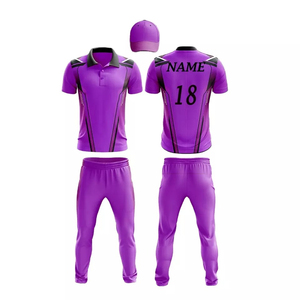 High quality custom logo design Cricket kit 6 Custom Team Name Cricket kit Hot Selling Cricket Uniform - Product Image 5