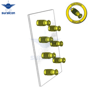 Adaptateur de transfert de liquide de précision, longueur 3 cm / 1-1/4 pouces, finition dorée, connecteur de transfert de liquide de précision, seringue réutilisable en acier inoxydable - Product Image 4