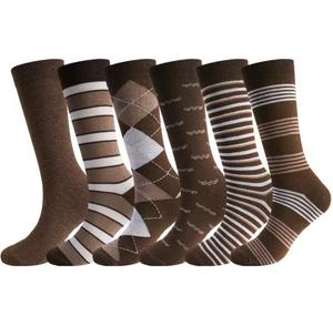 Men's Ankle <b>Socks</b> Striped Brown White Knitted <b>Thermal</b> Insulated Nylon Thick Sports Use Summer - Product Image 6