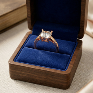 2 CT IGI Certified <b>Cushion</b> Cut Lab Grown Diamond <b>Wedding</b> Engagement Party <b>Ring</b> 9k Solid Gold Rhodium Plated Gift Women OEM ODM - Product Image 4