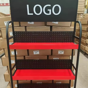 Single-Sided Heavy Duty Industrial Vertical Metal Auto Parts Motor <b>Engine</b> Body Rack Display <b>Stand</b> 100mm - Product Image 1