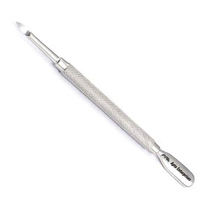 Pousse-cuticules professionnel en acier inoxydable double tête double usage durable pour manucure et pédicure - Product Image 5