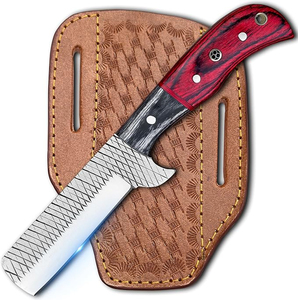 Cuchillo de Acero al Carbono para Cortar Heno, Cuchillo Utilitario Premium de Alta Resistencia para Exteriores, Hoja de Acero al Carbono Hecha a Mano, Mango Duradero y Resistente - Product Image 1