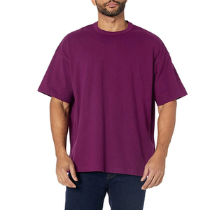 T-shirts unisexes pour hommes, nouvelle mode, coupe épaules tombantes, coupe ajustée, 300 g/m², 100 % coton, vierges, grammage lourd - Product Image 1