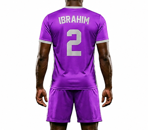Uniforme de football unisexe de haute qualité, impression par transfert thermique, 100% polyester, couleurs personnalisées, entraînement sportif, vente en gros à bas prix - Product Image 5