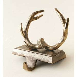 Most Demanding Antler Shape Christmas <b>Stocking</b> <b>Holder</b> For Hanging Decorative Use Xmas <b>Stocking</b> <b>Holder</b> For Fireplace Use - Product Image 1