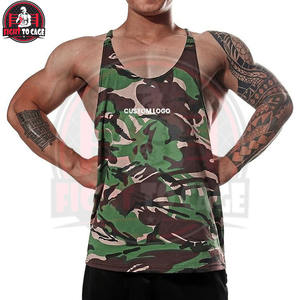 Camisetas de Gimnasio sin Mangas para Hombre, Ajuste Cómodo, Personalizadas, de Alta Calidad, de Poliéster/Algodón/Spandex, de Secado Rápido y Transpirables - Product Image 3