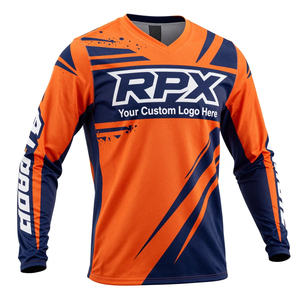 Maillot de motocross léger 100 % polyester pour la course cycliste, respirant et adapté aux compétitions. - Product Image 3