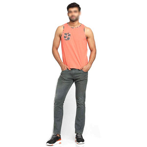 Débardeur Homme Personnalisé en Coton 100% pour Gym, Fitness, Musculation avec Impression de Logo – Fabrication sur Mesure - Product Image 6