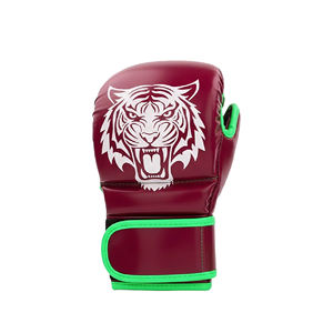 Nuevos Guantes de Boxeo MMA de Medio Dedo con Logotipo Personalizado, Guantes de MMA de Cuero Genuino Tailandés Personalizables - Product Image 4