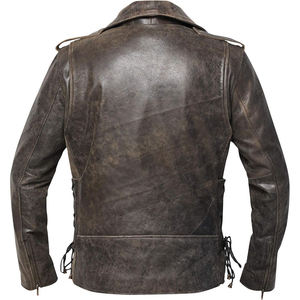 Vestes en cuir pour hommes de qualité supérieure avec fermeture éclair, doublure chaude, style décontracté, vestes en cuir tendance avec fermeture éclair pour hommes - Product Image 2