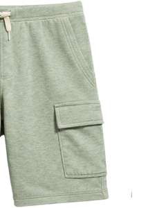 Shorts cargo pour homme vert sauge, taille élastique, cordon de serrage, style streetwear décontracté, avec poches latérales, shorts d'été, fabricant - Product Image 4