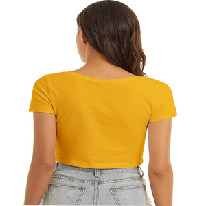 Woman OEM Service Short Adults Best Selling Women <b>Crop</b> <b>Top</b> Professional Quality 100% Polyester Cotton Made <b>Crop</b> <b>Top</b> for Women - Product Image 3