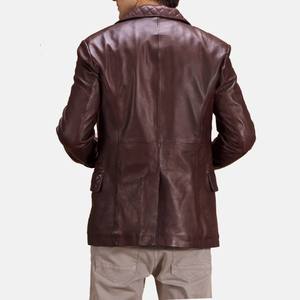 Latest Designs Men <b>Leather</b> <b>Blazer</b> <b>Jacket</b> Custom Logo/Color Breathable Comfortable Best Stuff High Quality <b>Leather</b> <b>Blazer</b> <b>Jacket</b> - Product Image 6