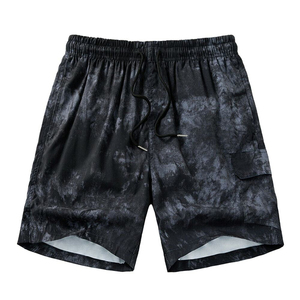 Shorts de basket décontractés pour hommes, séchage rapide, style cargo, avec poches, 100 % coton, amples, imperméables et respirants - Product Image 1